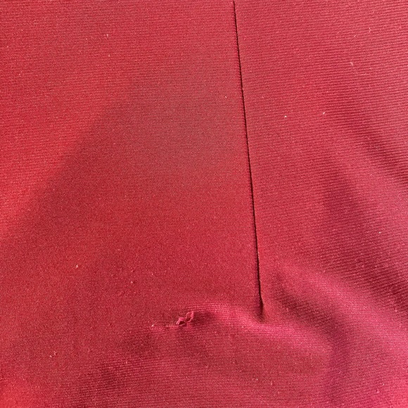 S.L. Fashions Sleeveless Burgundy Maxi dress - Picture 9 of 10